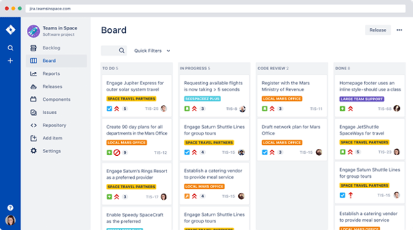 Track: Prioritize and discuss your team’s work in full context with complete visibility