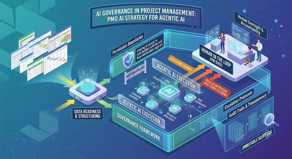 AI Governance in Project Management: Establishing PMO AI Strategy for Agentic AI